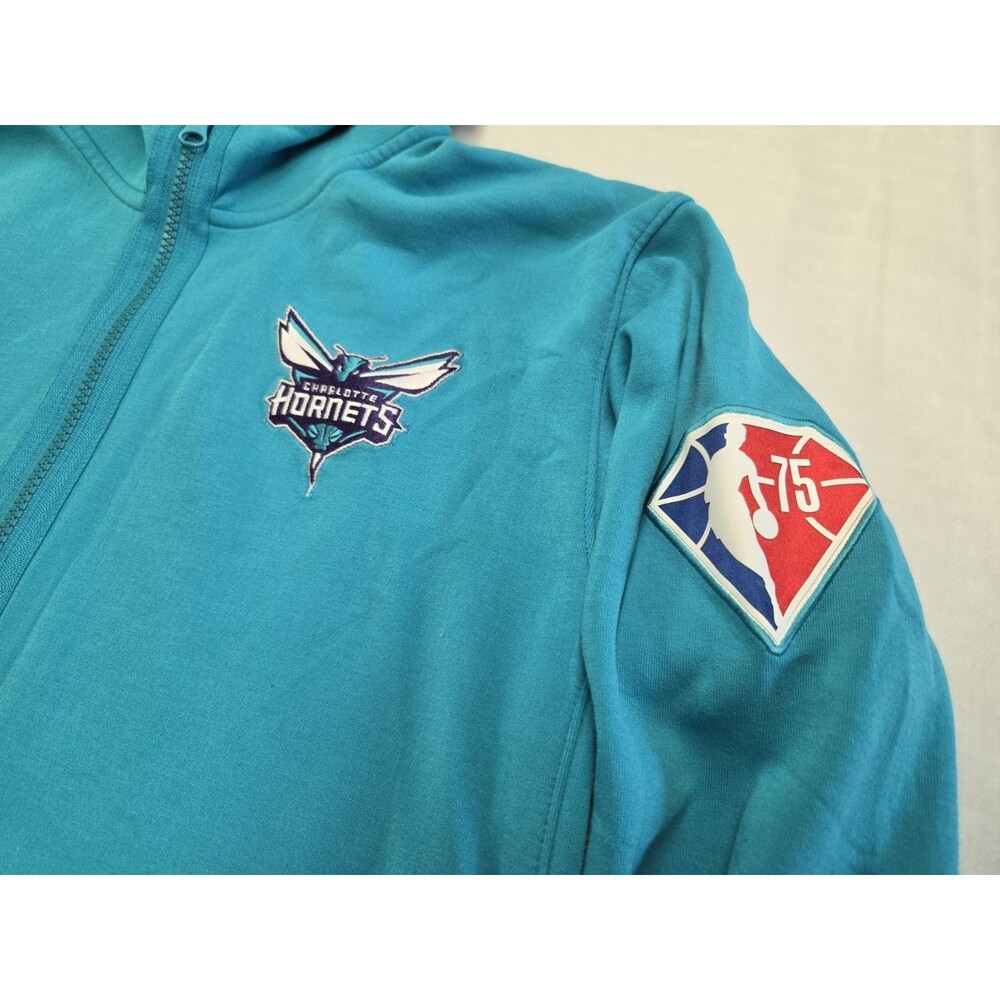 Jordan Charlotte Hornets 75th Anniversary Showtime Zip Hoodie Jacket Youth XL - Picture 4 of 10